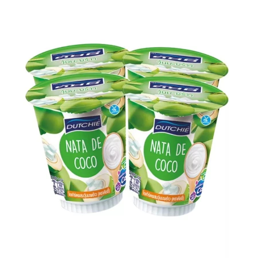 ดัชชี่ โยเกิร์ตวุ้นมะพร้าว Dutchie Nata De Coco 125g. Pack4