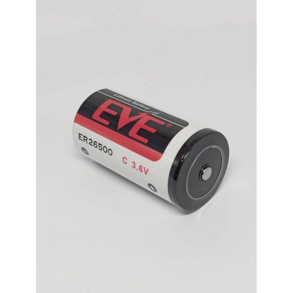 ถูกกว่า แบตเตอรี่ลิเธียม EVE ER26500 ขนาด C 3.6V ของแท้ Lithium Backup Battery.