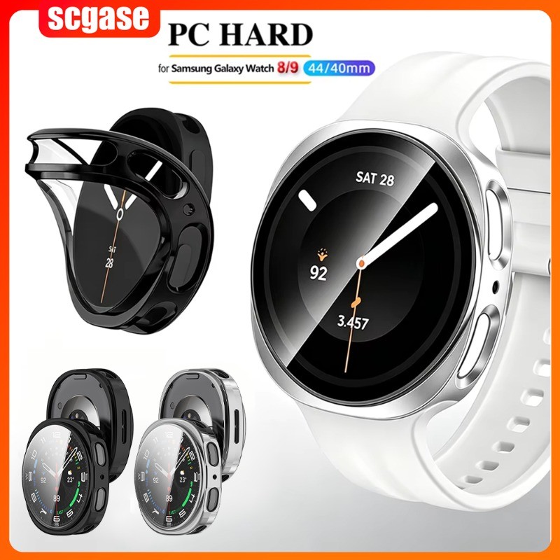 TPU ชุบสําหรับ Samsung Galaxy Watch 8/9 40 มม.44 มม.ป้องกันหน้าจอนาฬิกาสําหรับ Galaxy Watch 9 ฝาครอบป้องกัน