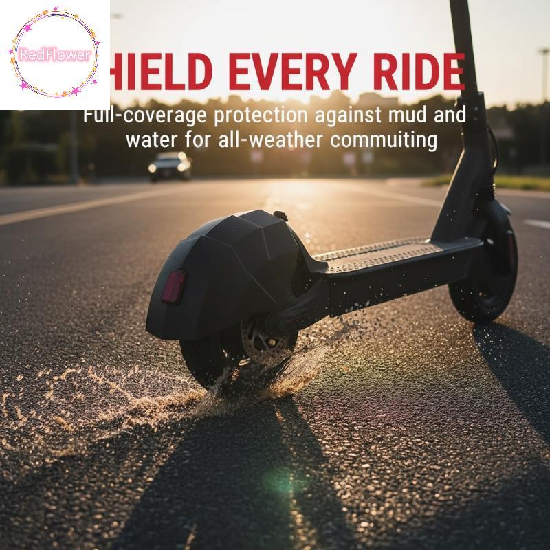 RedFlower สําหรับ Kukirin G2 G3 G4 สกู๊ตเตอร์ด้านหลัง Reflector ด้านหลัง Mudguard ล้อป้องกัน Kukirin