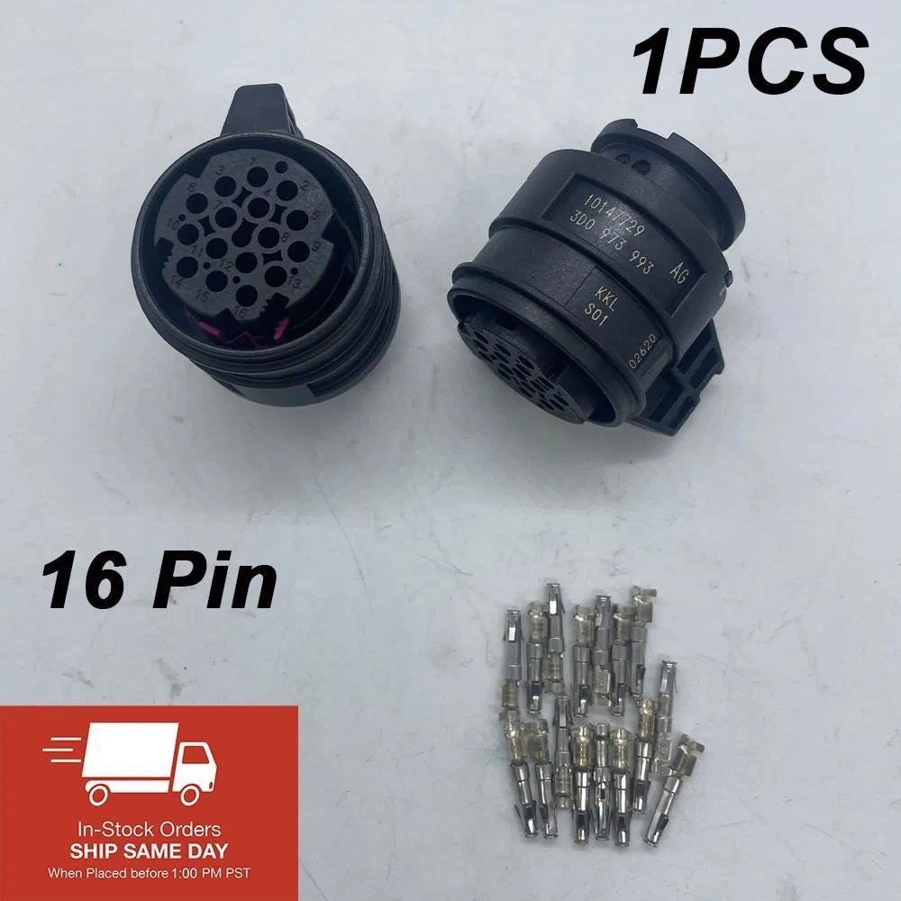 1 ชุด 16 Pin Way 02E เกียร์เกียร์ Body Controller Connector ปลั๊ก 3D0 973 993 3D0973993