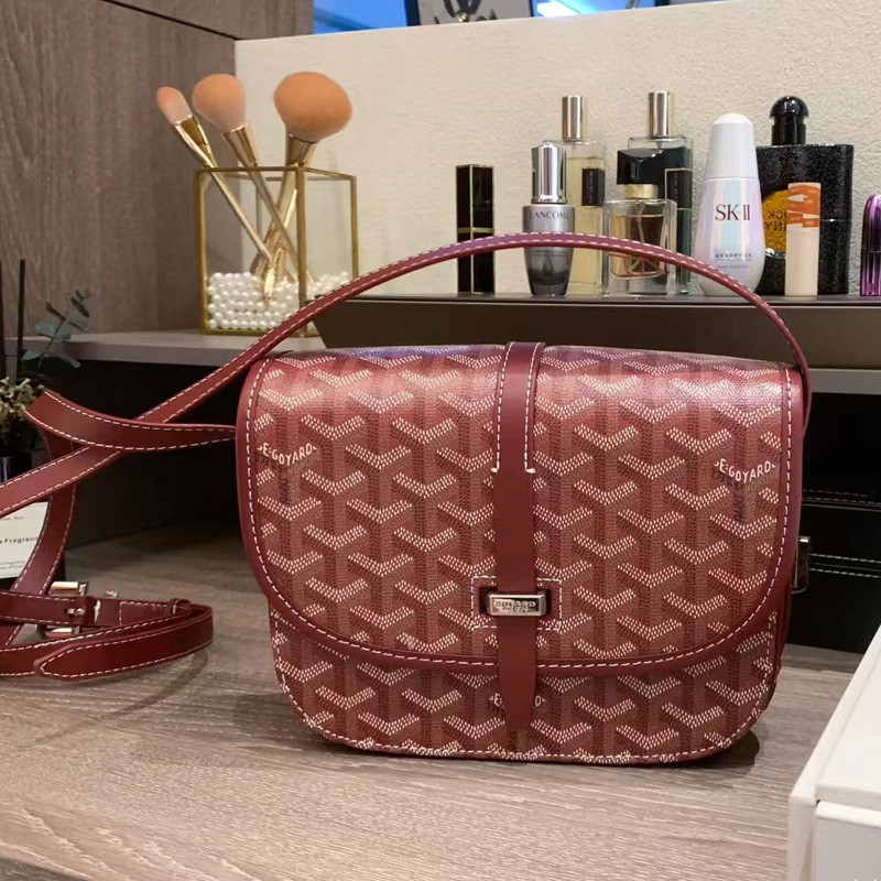 กระเป๋าสะพายข้าง Goyard รุ่นวินเทจ ลายพิมพ์เต็มใบ ใช้ได้ทั้งชายและหญิง กระเป๋าสะพายไหล่และสะพายข้าง 
