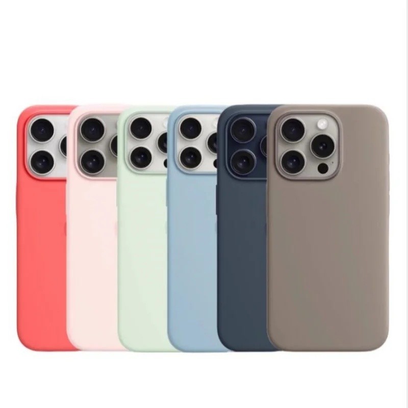 YyyFor Magsafe อย่างเป็นทางการ 1:1 เคสซิลิโคนเหลวสําหรับ iPhone 15 Pro Max สําหรับ iPhone 15 Pro Plu