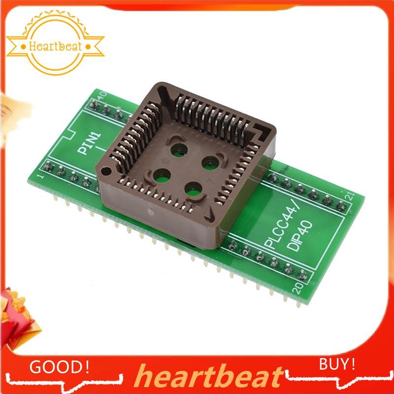 PLC44 ถึง DIP40 อะแดปเตอร์แปลงซ็อกเก็ตสําหรับชิป IC- USB Universal Programmer Tester สําหรับ TL866CS
