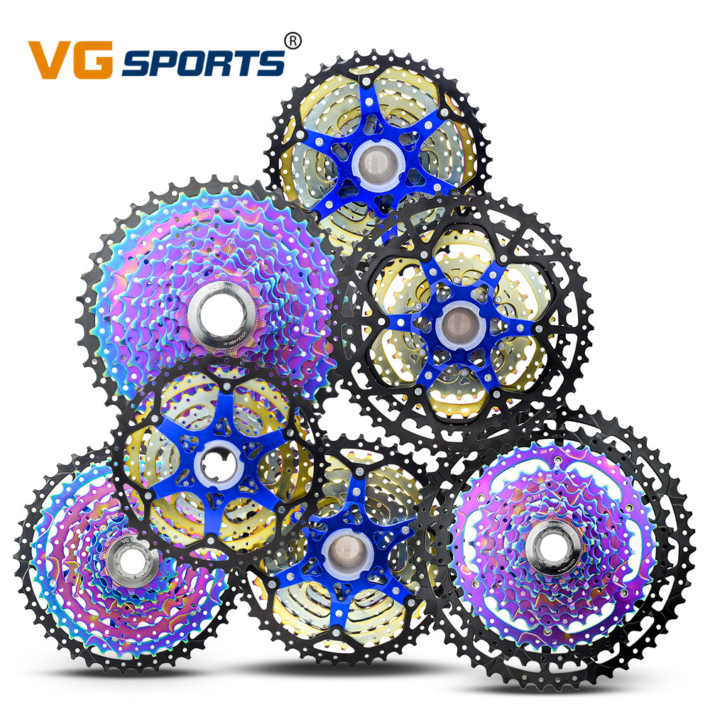 VG SPORTS 8 9 10 11 12 ความเร็ว Velociade จักรยานเสือภูเขาแยก Cassette Freewheel วงเล็บเฟือง 9V 10V 