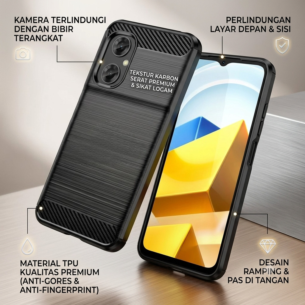 KING CASE สําหรับ XIAOMI POCO M3 / POCO M4 M4 PRO / POCO M5 M5S / POCO M6 / POCO M6 PRO / POCO M7 4G