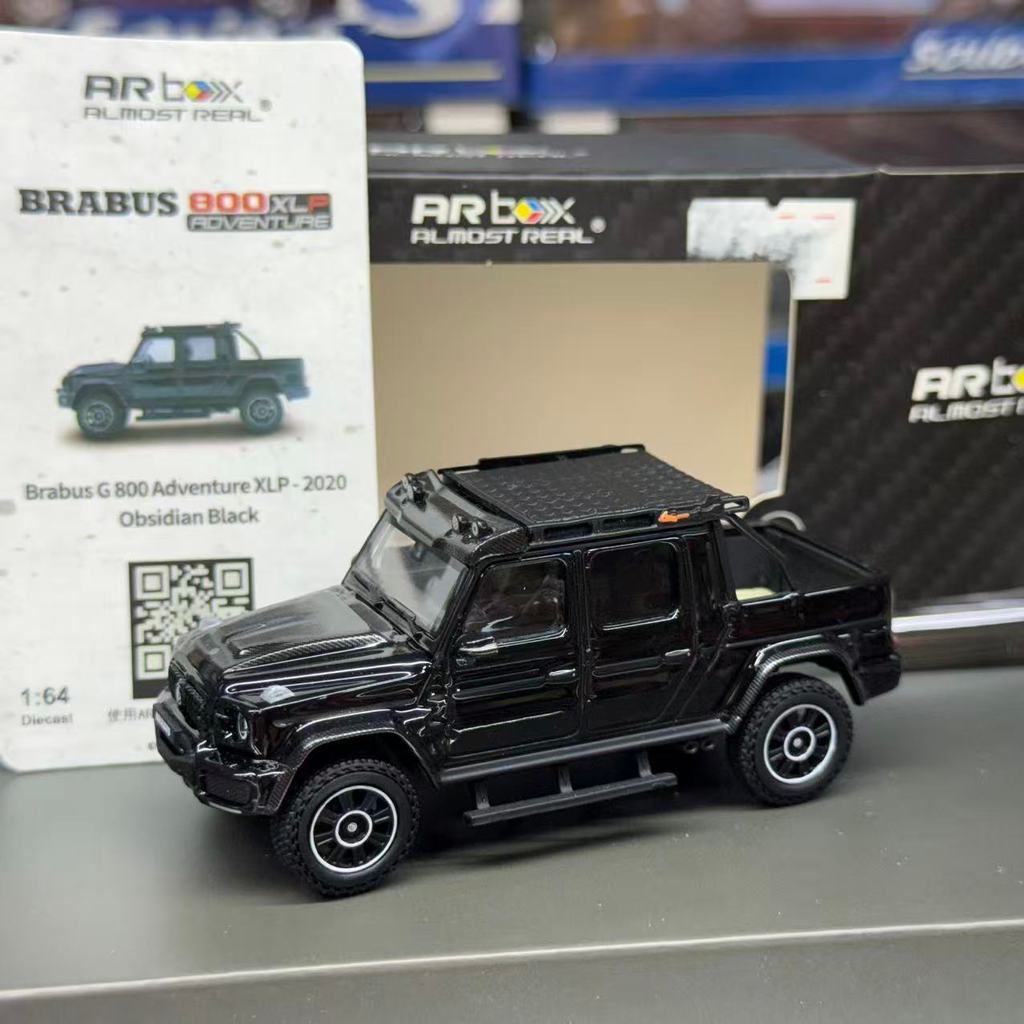 [โมเดลรถพร้อมสต็อก] พร้อมสต็อก AR BOX 1: 64 Mercedes-Benz Brabus G800 Big G XLP โมเดลรถอัลลอย