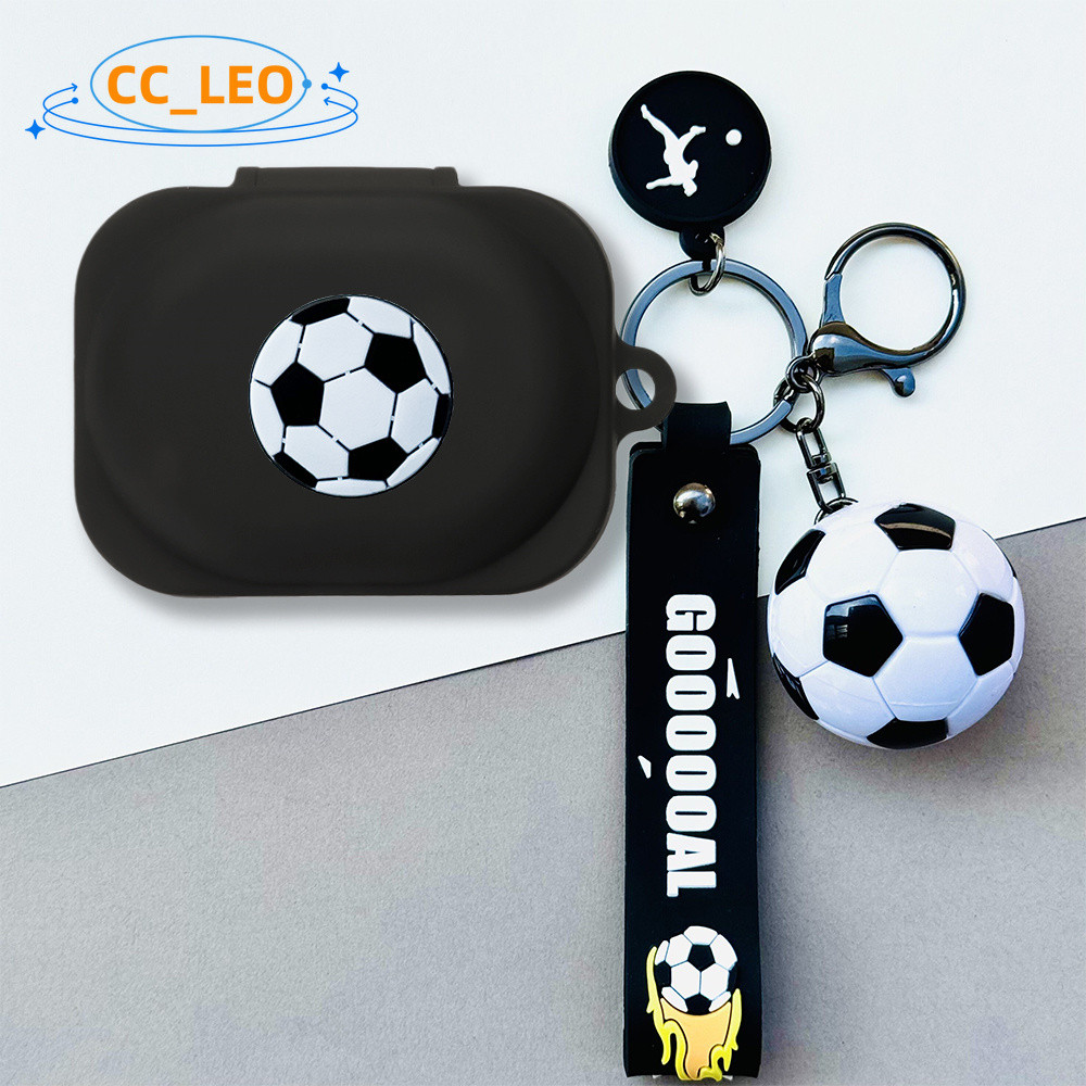 Case for Nothing Ear (a) Silicone Soft Shell Cartoon Basketball Soccer Cute Keychain Pendant Suitabl
