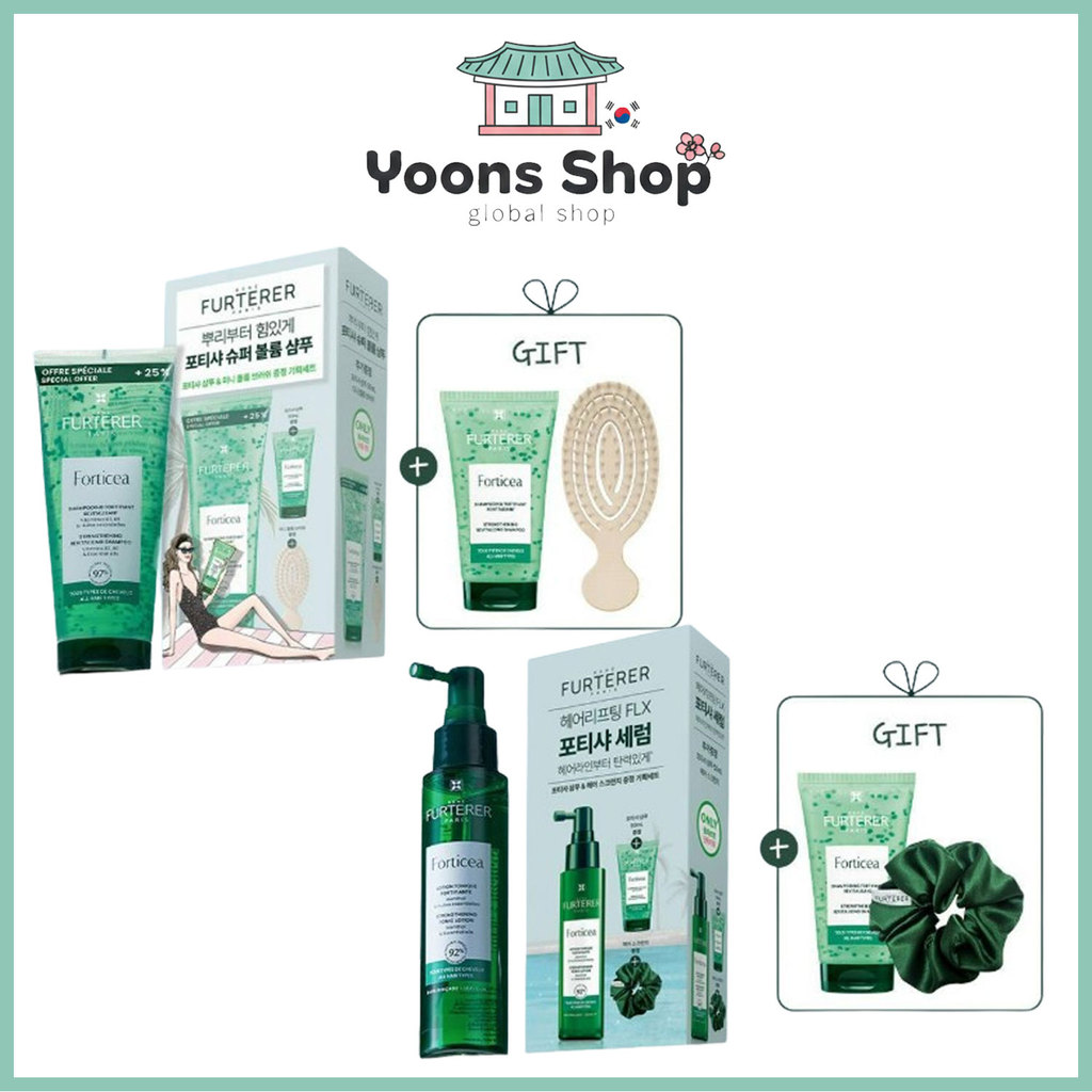 [René Furterer] Furterer Super Volume Shampoo/FLX Root Volume Scalp Ampoule Serum_จากเกาหลี