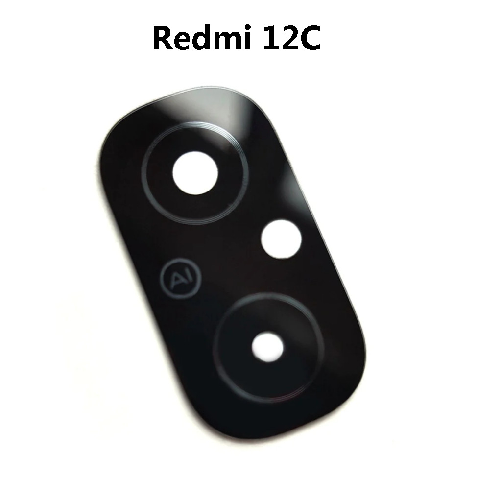 XM Redmi 12C / Redmi12C ( 22120RN86G , 22120RN86I ) ด้านหลังด้านหลังหัวกล้องขนาดใหญ่แหวนแก้ว Len ฝาค
