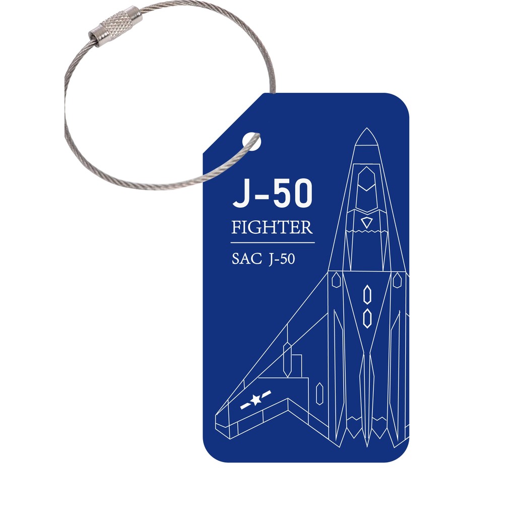 Alloy China Air Force หกรุ่นเครื่องบิน J-36 J-50 J-6K J-20 Fighter กระเป๋าเดินทางแท็กกระเป๋าแขวนพวงก