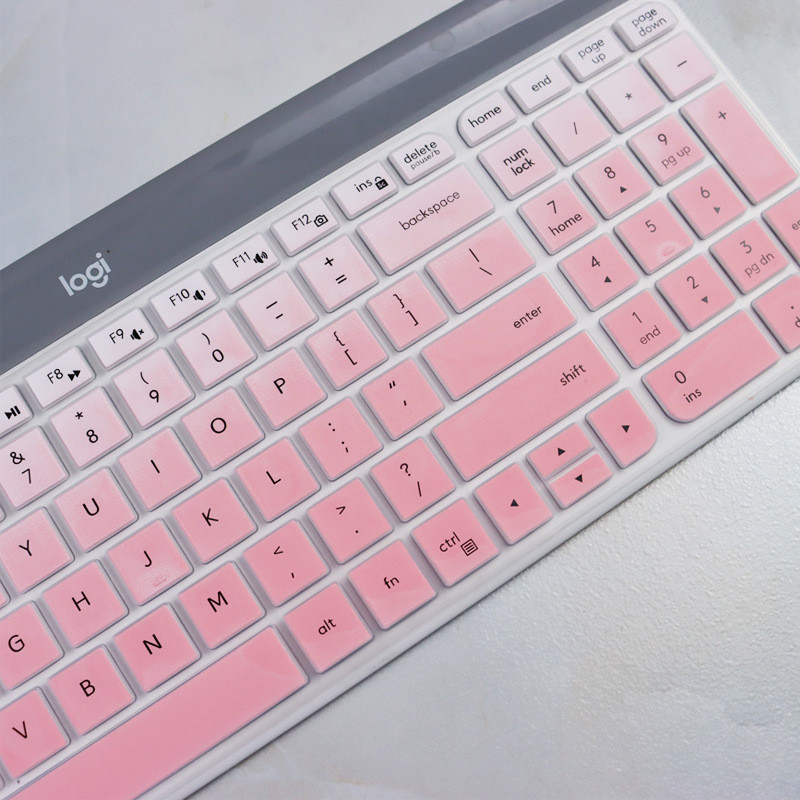 เหมาะสําหรับ Logitech Logitech mk470 ไร้สายบลูทูธ k580 เคสกันน้ําคีย์บอร์ดฟิล์มป้องกันซิลิโคนครอบคลุ