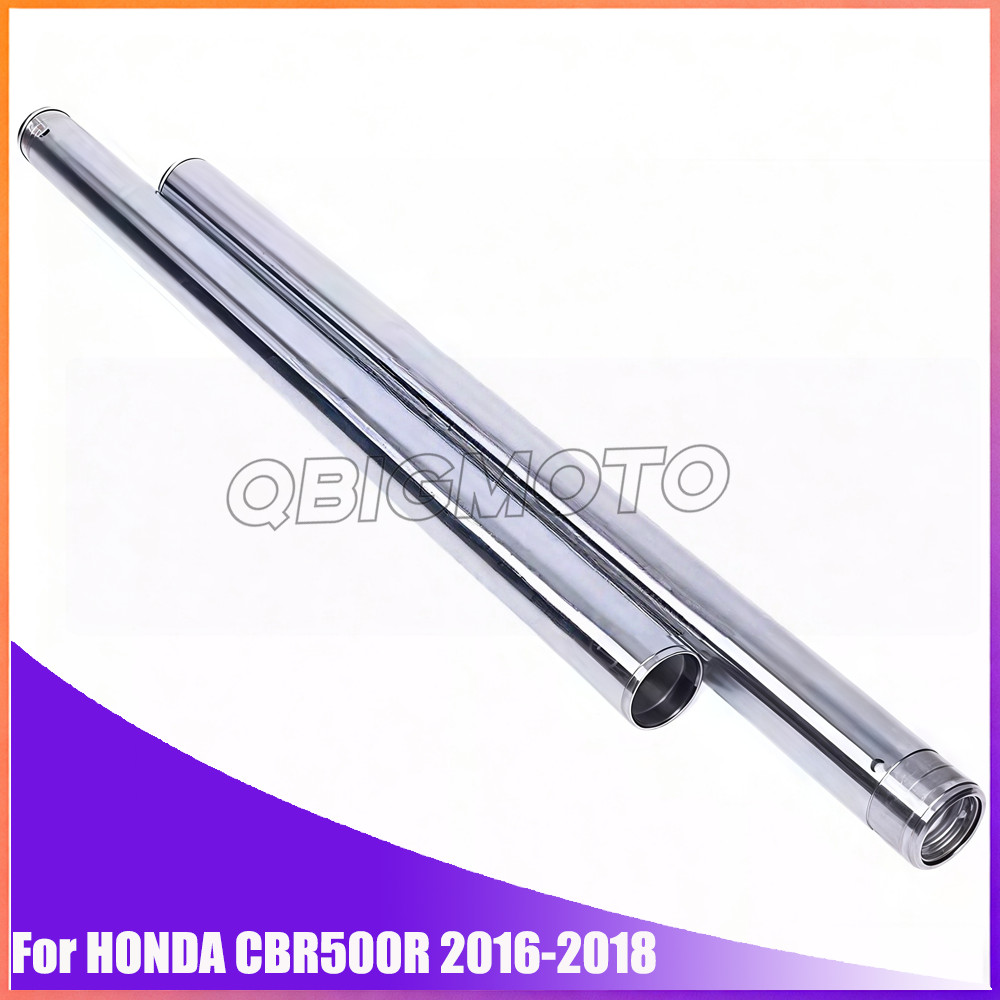 2PCS รถจักรยานยนต์ส้อมด้านหน้าหลอดคู่ท่อช็อกภายในสําหรับ HONDA CBR500R CBR 500R 2016 2017 2018