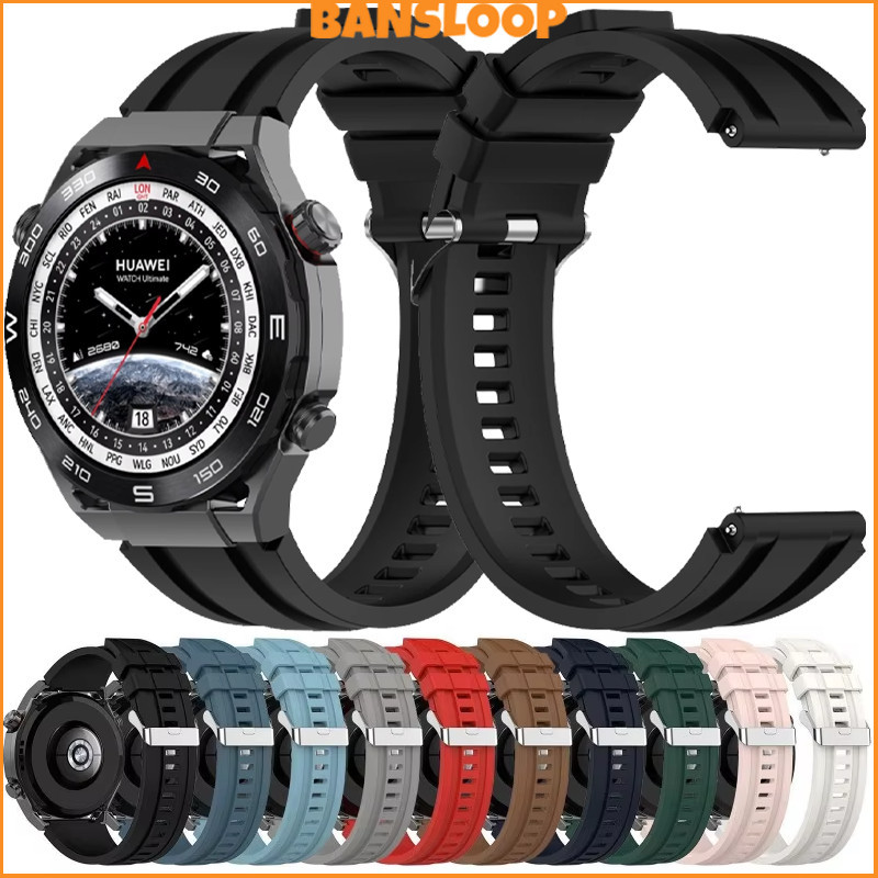 สายยางซิลิโคน 22 มม for Garmin Watch Forerunner 570 265/Samsung/Huawei Watch/Amazfit Bip 6 5/Redmi Watch 5 Active/5 Lite