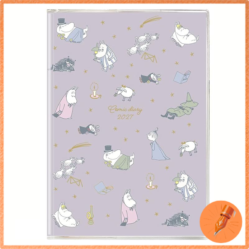 2027 Planner Moomin B6 Comic Design Diary / Goodnight