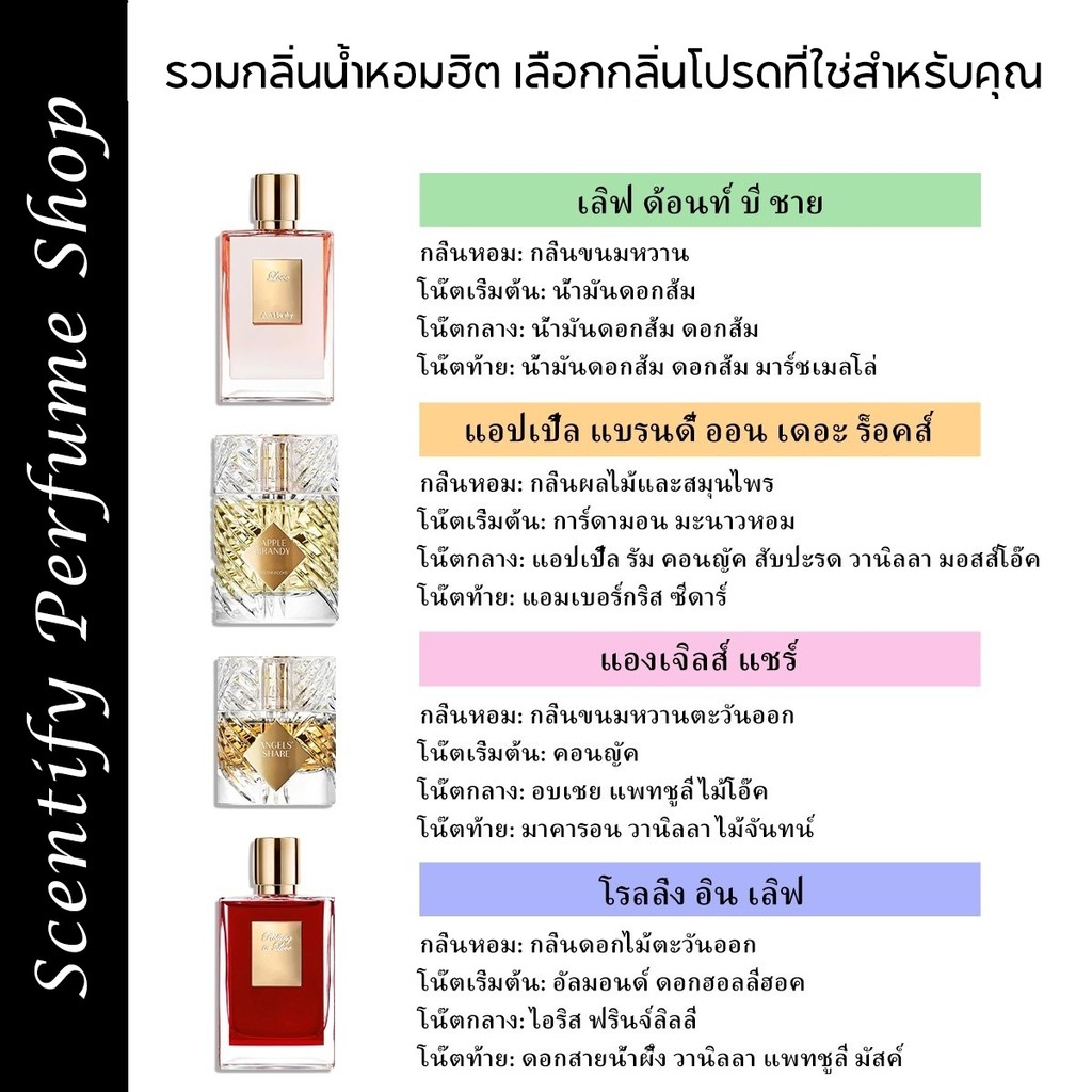 【พร้อมส่ง 】แท้ % Angels' Share & Rolling in Love EDP 2ml/5ml/10ml น้ำหอมยูนิเซ็กซ์ น้ำหอมแฟชั่น