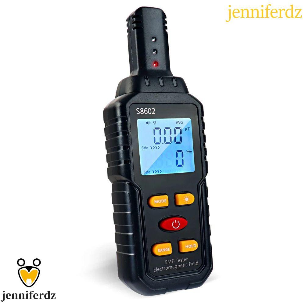 JENNIFERDZ เครื่องทดสอบรังสีแม่เหล็กไฟฟ้า, Backlight Digital 3-in-1 Radia Frequency Meter, Electric 