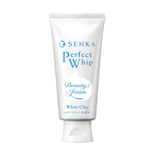 Senka เซนกะ เพอร์เฟ็ค วิป ไวท์ เคลย์ 120 กรัม วิปโฟม ล้างหน้า