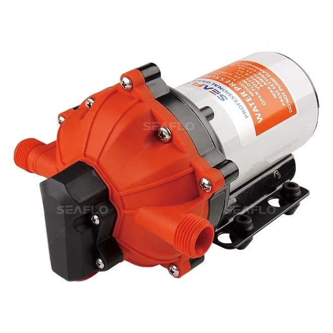 U5R9 SEAFLO 24V DC ปั๊มไดอะแฟรม Heavy-Duty ปั๊มน้ํารับประกัน 2 ปี Washdown ปั๊มร้อน