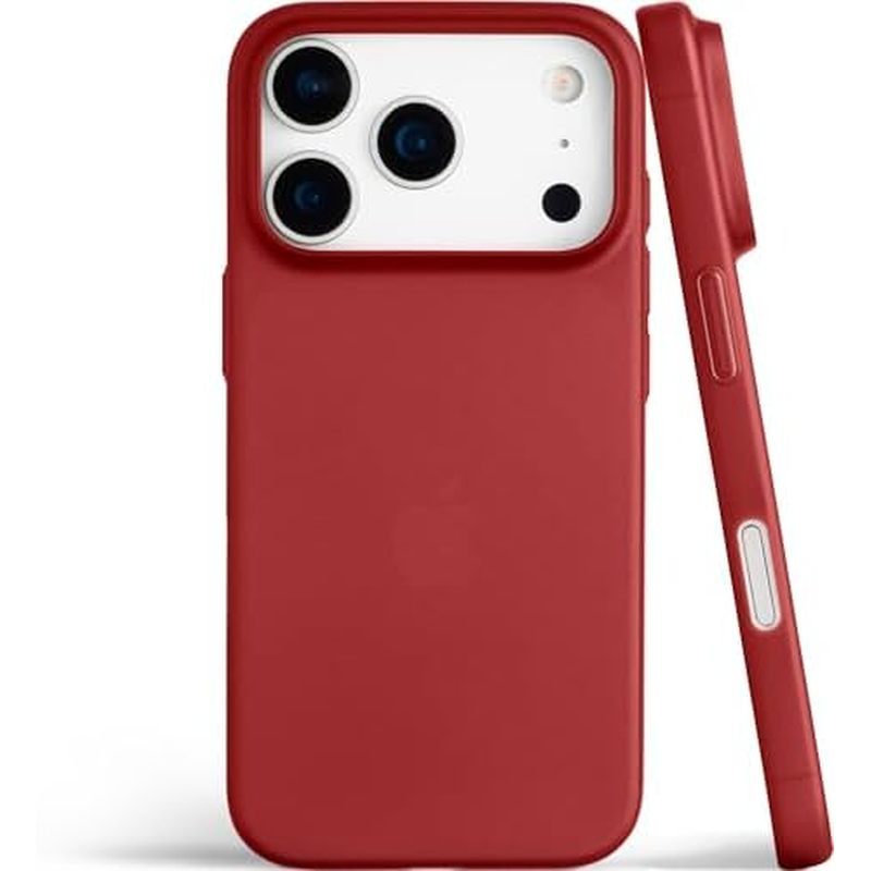 Totallee Thin iPhone 17 Pro Case Scarf, Thinnest Cover Ultra Slim Minimal - สําหรับ Apple IPhone 17 Pro (2025) (ฟรอสต์เคลียร์)