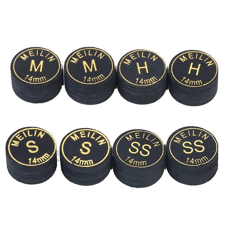 Thankswin 14 มม.ญี่ปุ่น Cue Tip คุณภาพสระว่ายน้ําบิลเลียด Pigskin Cue Tip Snooker Cue Tip th