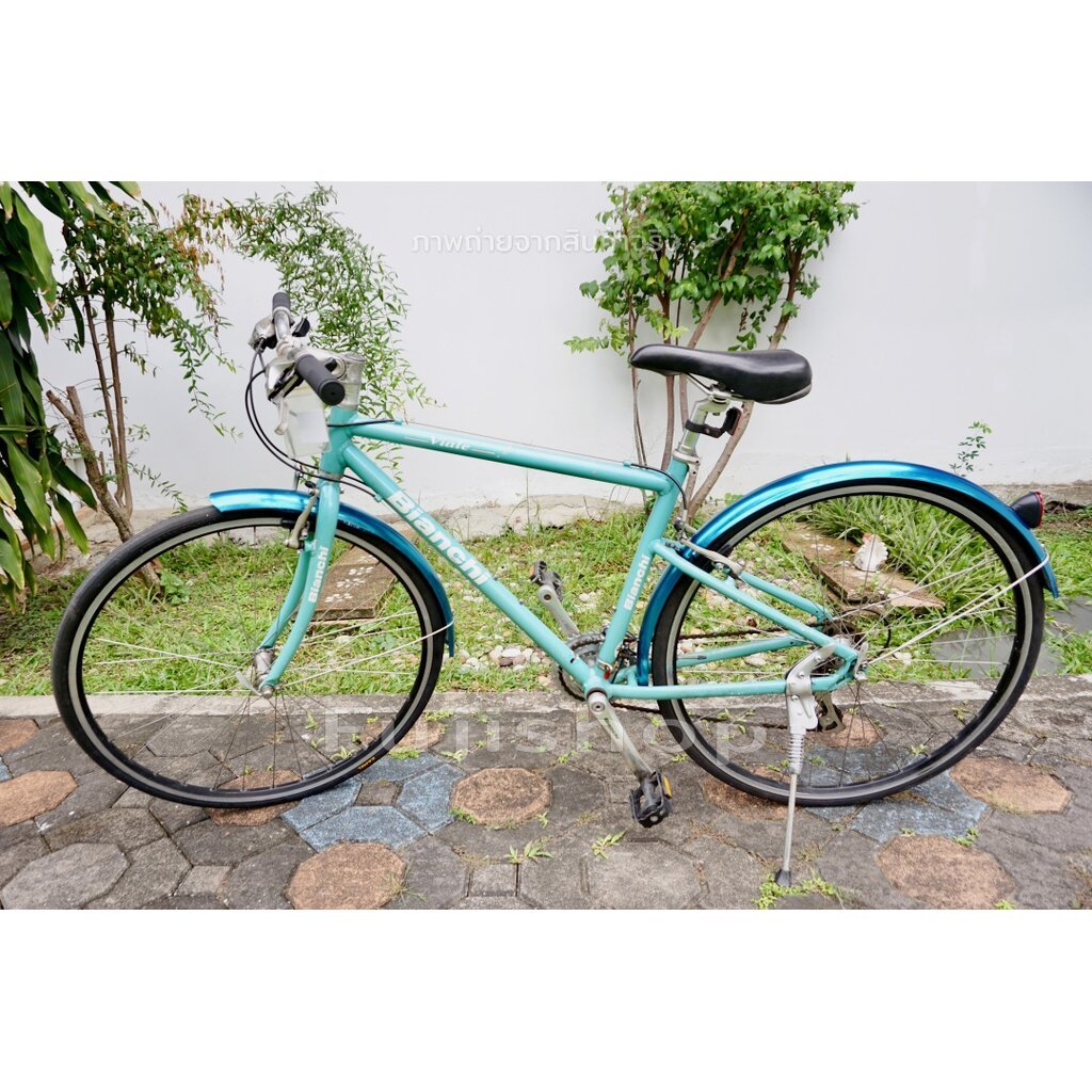 จักรยานไฮบริดญี่ปุ่น - ล้อ 700x28C - เกียร์ 3x8 (24 สปีด) - อลูมิเนียม - Bianchi Viale - Size 52 - ส