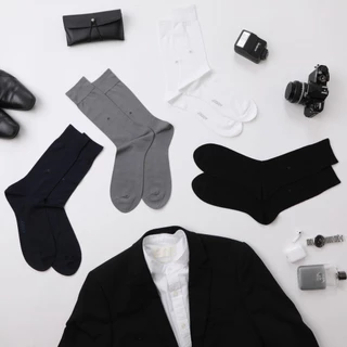 JOCKEY UNDERWEAR ถุงเท้า BUSINESS SOCK รุ่น KU JA-991L3 SOCK PACK3