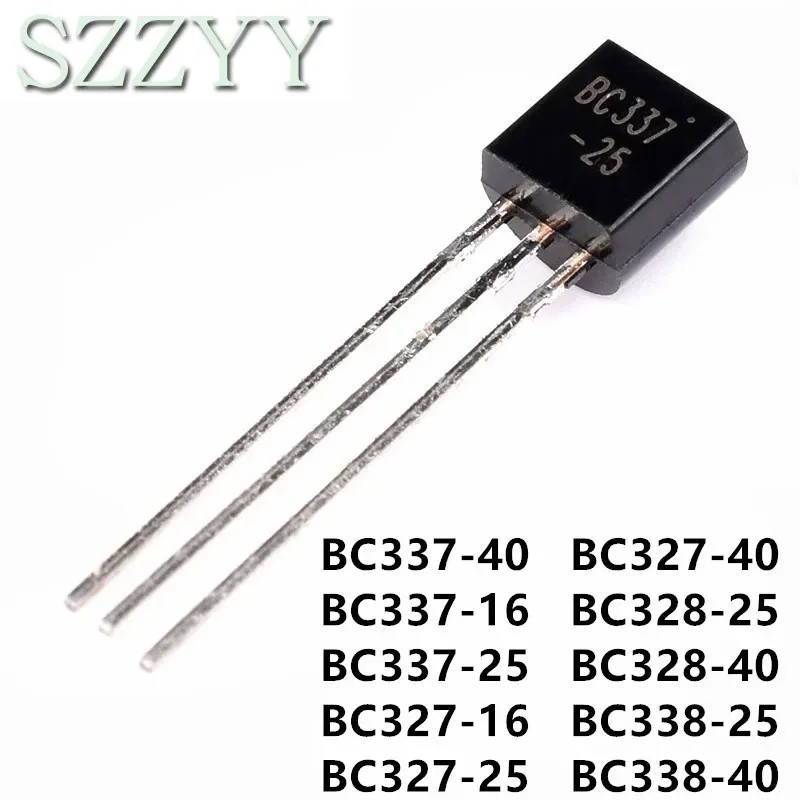 10PCS BC327-16 BC327-25 BC327-40 BC328-25 BC328-40 BC338-25 BC338-40 BC337-40 TO92 BC337 TO-92 NPN B