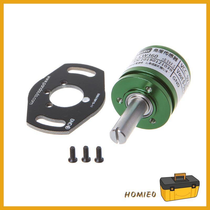 HOMIE0 เซ็นเซอร์มุม Hall Effect Potentiometer Transducer การหมุน Displacement Cont