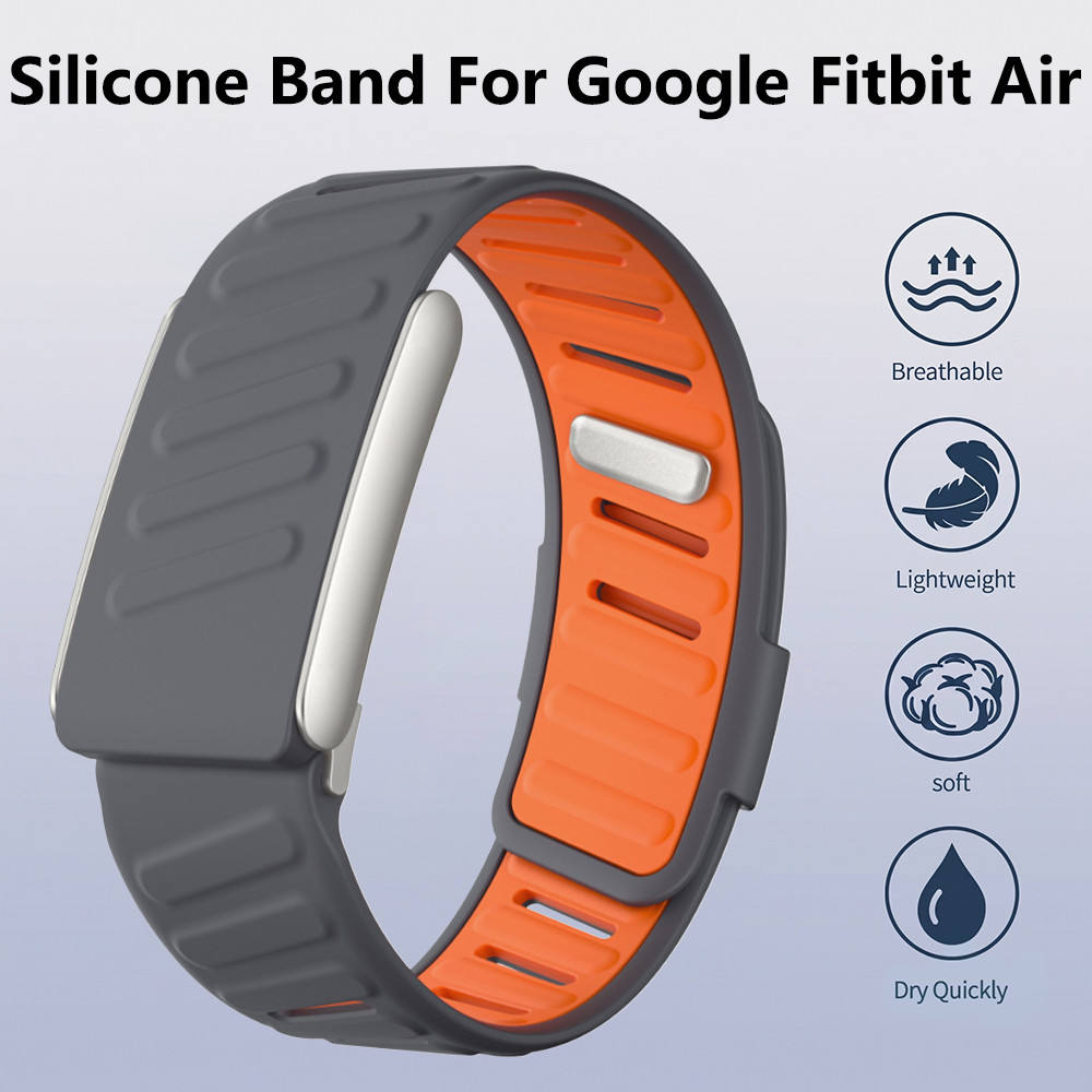 เคสป้องกันพร้อมสายนาฬิกาซิลิโคนสําหรับ Google Fitbit Air เปลี่ยน To Whoop 5.0 สายยางสายรัดข้อมือกีฬาสําหรับผู้หญิงผู้ชาย