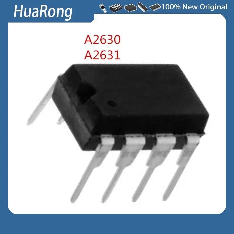 10 ชิ้น/แบทช์ A2630 A2631 HCPL-2630 HCPL-2631 DIP8