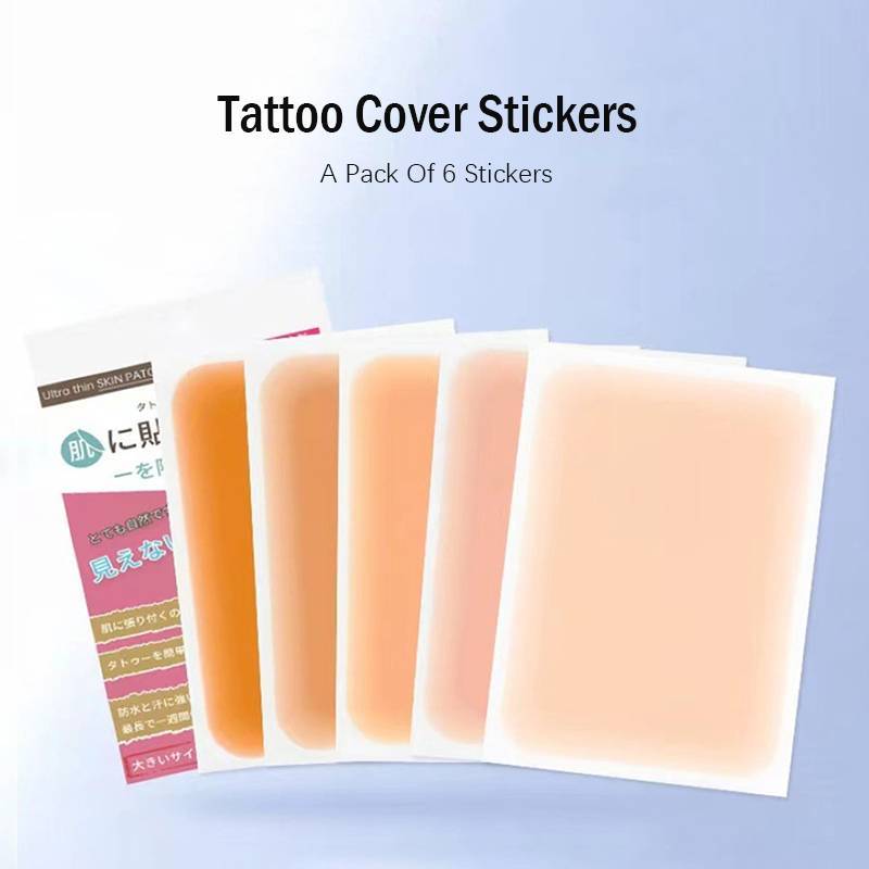 HANHAI 6PC กันน้ํา Tattoo Flaw ปกปิดเทป Full Cover คอนซีลเลอร์ Stier Body Arm TH