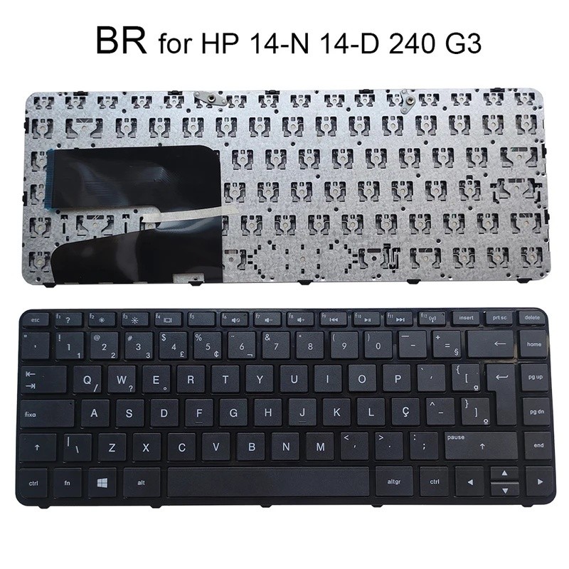 บราซิลแป้นพิมพ์แล็ปท็อปสําหรับ HP Pavilion 14z-n100 14z-n000 14-N001TX 14-N 14-R 14-D 240 G2 245 G3 