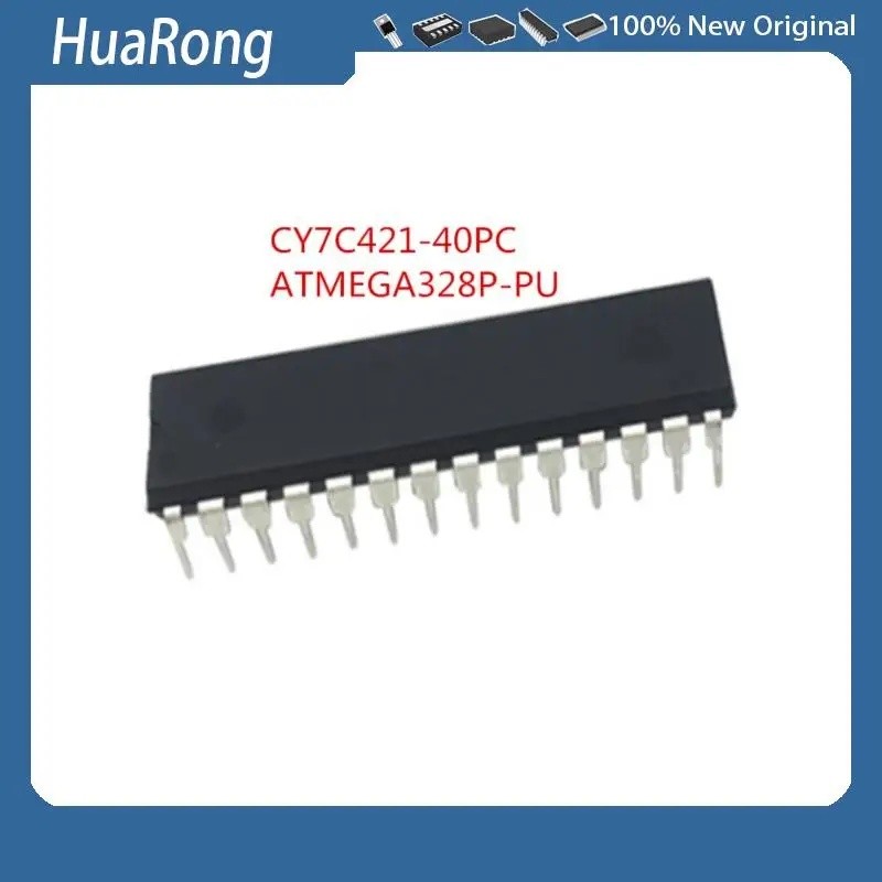 5 ชิ้น/แบทช์ CY7C421-40PC ATMEGA328P-PU ATMEGA328-PU ATMEGA328 ATMEGA328P DIP28