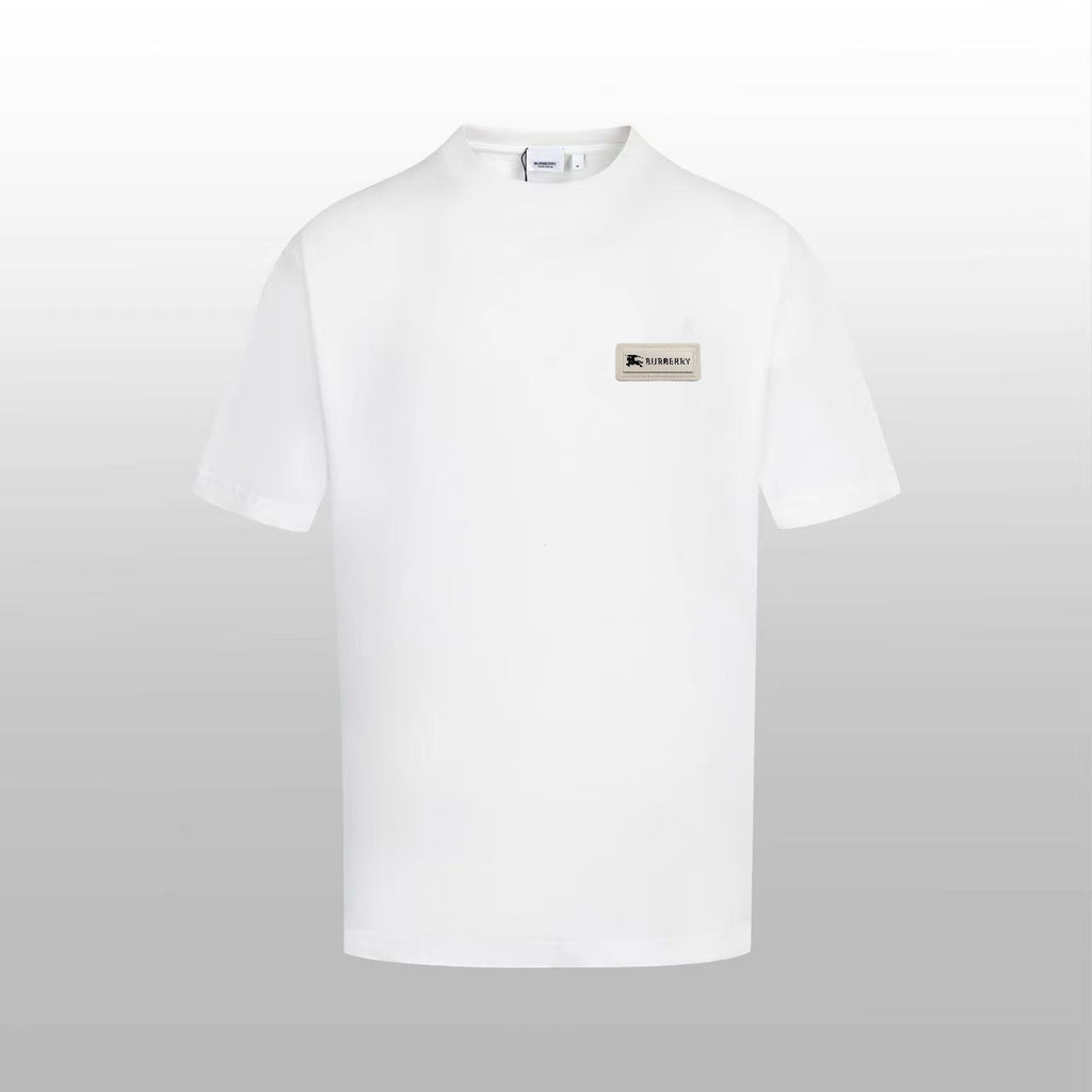 2026Bur tee/Bbr เสื้อยืดผู้ชายผู้หญิงเสื้อยืดพิมพ์เสื้อยืดหลวมรอบคอบ้าน YPEA