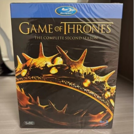 Blu-ray TV Series Game Of Thrones ซีซั่น 2 (2012) Box Set BD25 5 แผ่น A0101