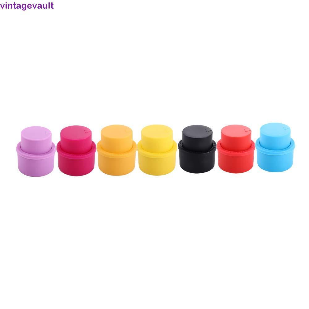 VINTAGEVAULT Stopper Sealer Inflatable Push Type Carbonated Fizzy Drink Fresh Keeping Saver Lid