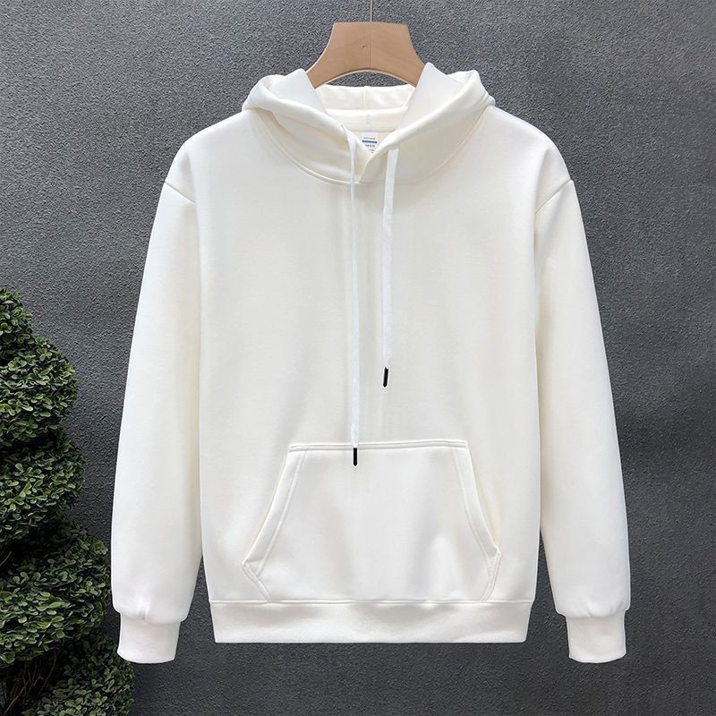 ks1134.th Generation Simple Beauty Retro Hooded Sweatshirt Mens Solid Color Fleec 外套秋季新款秋装 TopSimple
