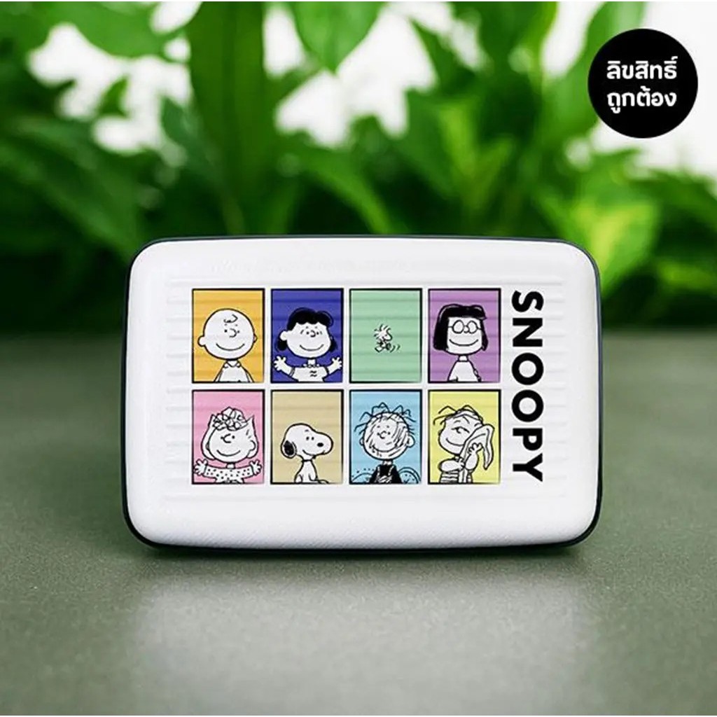 (Tech Inspire) : PN3-กล่องใส่บัตร : PEANUTS-3A Card Holder Box (PN3A-CHB-11-WH) W11xH7.4 cm.