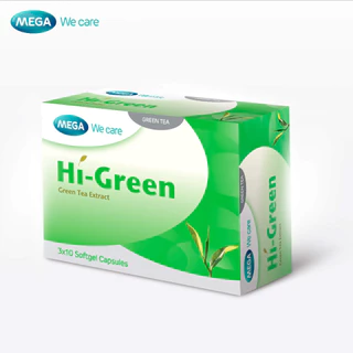 MEGA We care เมก้าวีแคร์ HIGREEN (30 's ) ไฮ-กรีน 30 เม็ด (HG030I)