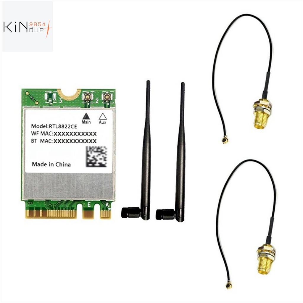 RTL8822CE การ์ดเครือข่ายไร้สายDual-Band 2.4G/5G M.2 A/E Key WiFiการ์ดบลูทูธ 5.0 แล็ปท็อปWin10/11 Lin
