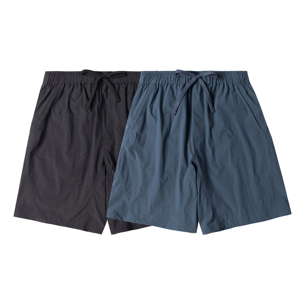 Seedclub Black Label (Stitching Cool สบายกางเกงขาสั้น) 90g/m2?กางเกงคาร์โก้กระเป๋าผ้าไนล่อน