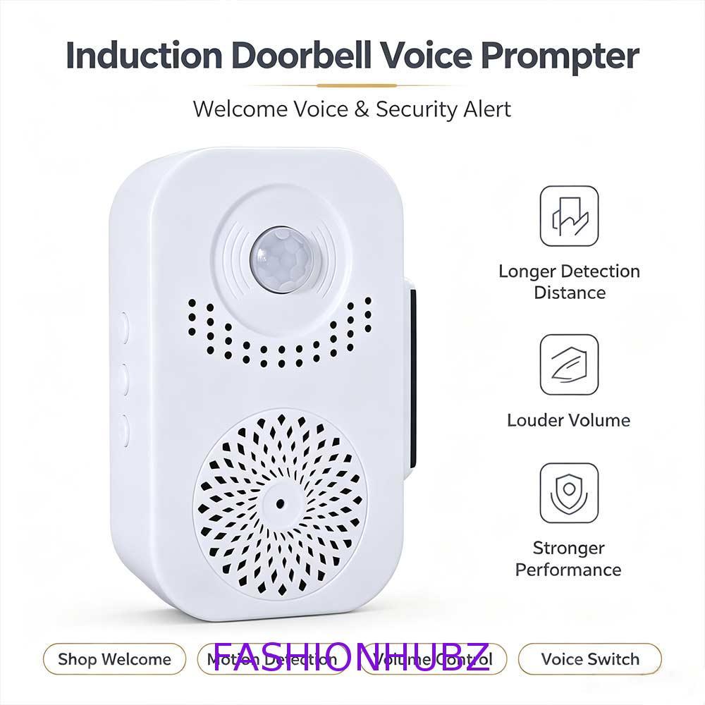 แฟชั่นฮับ PIR Motion Sensor สําหรับร้านค้าบริษัทไร้สายเตือนอินฟราเรดเครื่องตรวจจับยินดีต้อนรับอุปกรณ