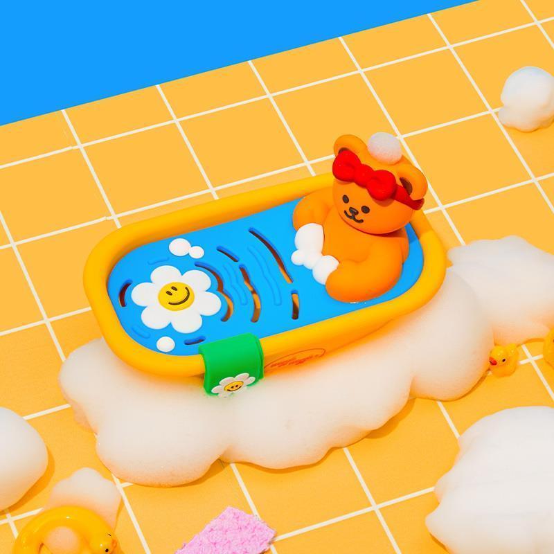 ห้องน้ําพร้อมฝาปิด Fgle ห้องน้ํากล่องสบู่ในครัวเรือน wogle กล่องสบู่ท่อระบายน้ําสร้างสรรค์ F