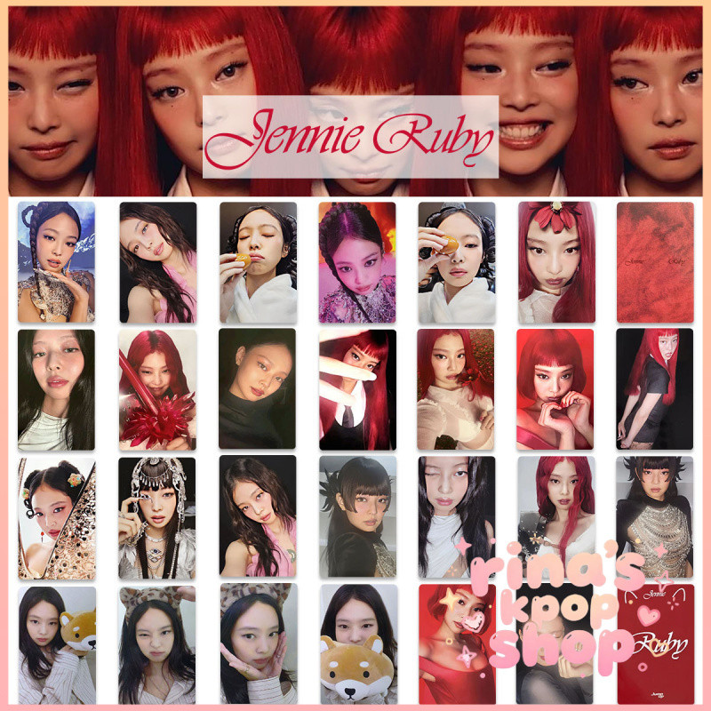 JENNIE Kim Jennie RUBY การ์ดอัลบั้ม MAKESTAR การ์ดนําโชค JANE ZEN