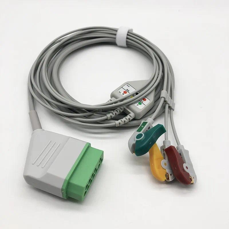 【QJ】Nihon Kohdens Japans Optoelectronics ECG lead wire Shanghais Optoelectronics monitors accessorie