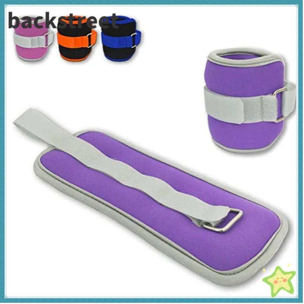 BACKSTAGEREETDV Wrist Ankle Weights, Blue Pink Red อุปกรณ์ออกกําลังกายแบบปรับได้, Nylon with Adjusta