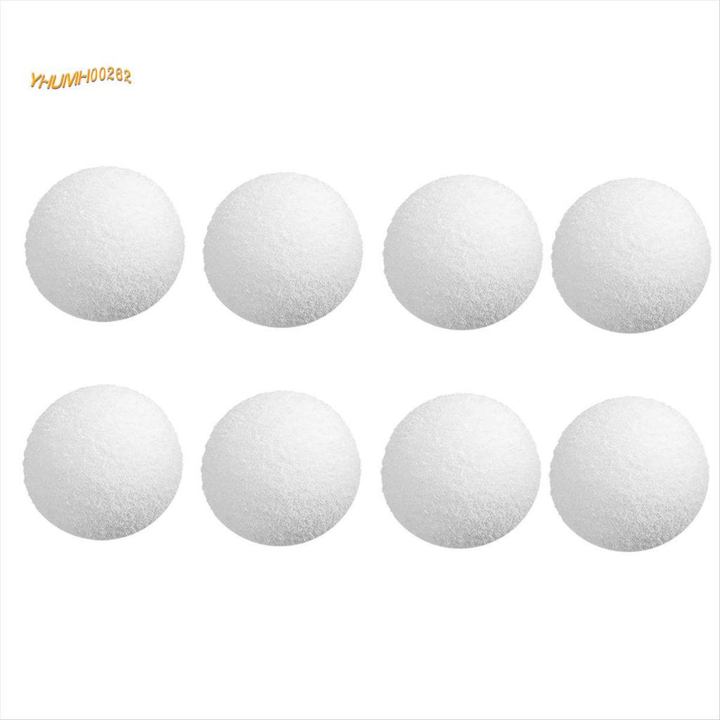 [Bestseller Y2Y]ลูกบอลสคัม 8 ชิ้นสําหรับโช้คอัพสปาสระว่ายน้ํา, ฟองน้ําดูดซับน้ํามัน, อุปกรณ์ทําความส