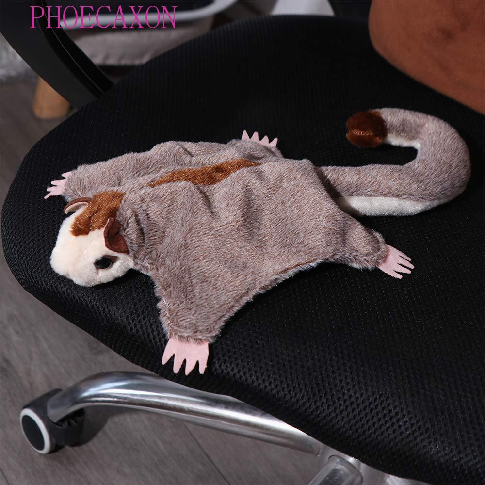 PHOECAXON Sugar Glider Plush Toy, Magnetic Simulation Flying Animal Cotton Doll, Animal Doll Fluffy 