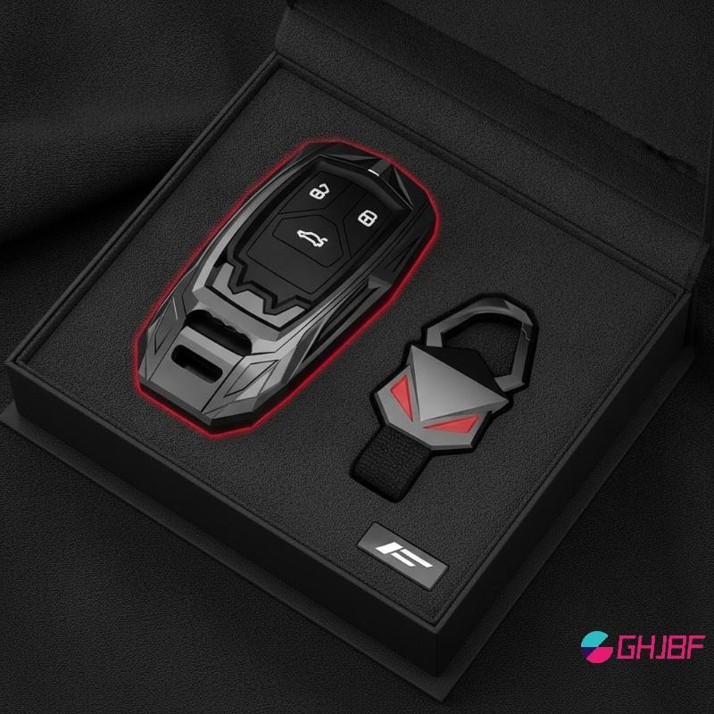GHJBF] Anti-Offanding Alloy Car Key Cover Shell Full Protection ป้องกันฝุ่นสําหรับ A3 A4L A5 A6L Q2L